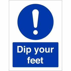 Deep Your Feet Sign
