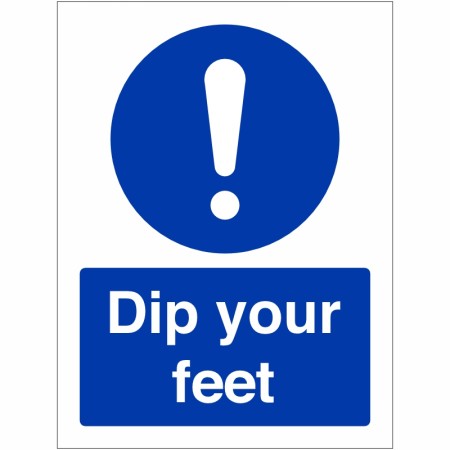 Deep Your Feet Sign