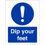 Deep Your Feet Sign