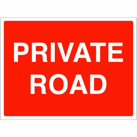 Private Road Sign