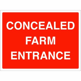 Concealed Farm Entrance Sign