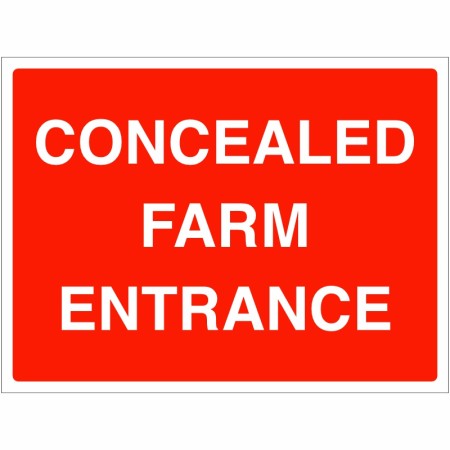 Concealed Farm Entrance Sign