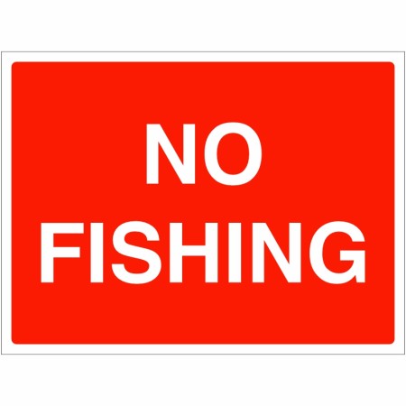 No Fishing Sign