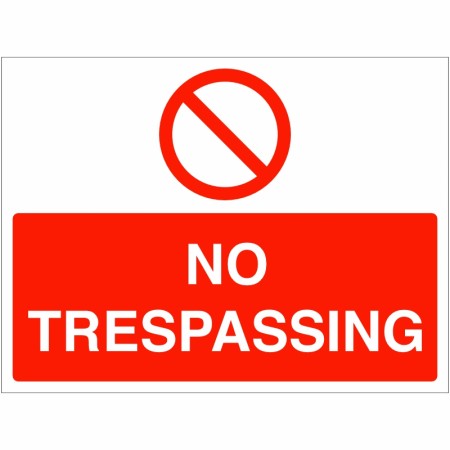 No Trespassing Sign