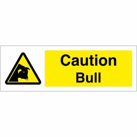 Caution Bull Sign