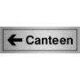 Canteen Left Door Sign