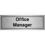 Office Manager Door Sign