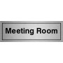 Meeting Room Door Sign - Aluminium