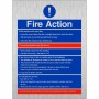 Fire Action Notice Sign - If Fire Breaks Out In Your Flat