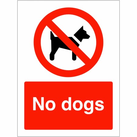 No Dogs Sign