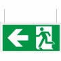 Double Sided Fire Exit Right Sign