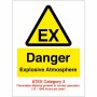 danger explosive atmosphere sign