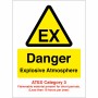 danger explosive atmosphere sign