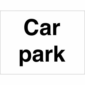 Cark Park Sign 300 x 200mm