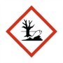 Hazardous to the environment GHS symbol sign with dead tree and fish