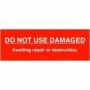 Do Not Use Damaged Scaffolding Tags safety sign