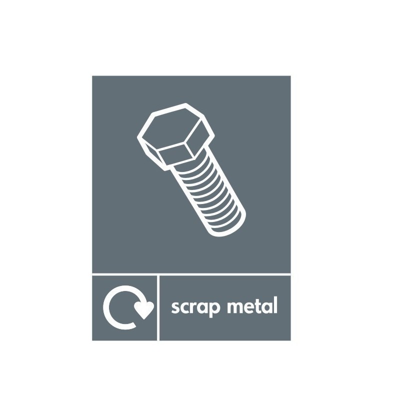 Scrap Metal Recycling Sign | Safety Signs UK