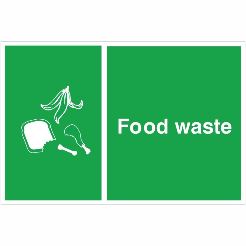 Food Waste Recycling Sign | Safety Signs UK