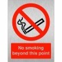 No Smoking Beyond This Point Sign | Safety Signs UK