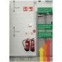  Fire action sign installation height guide with extinguisher and notice positioning
