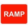 Ramp Traffic Sign