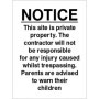 This Site Is Private Property notice sign