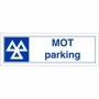 MOT Parking sign featuring MOT symbol and parking designation