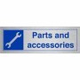 Parts and Accessories Sign | Safety Signs UK