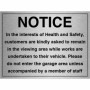 Health and Safety Notice Sign | Safety Signs UK