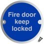 Fire Door Keep Locked Sign | Safety Signs UK