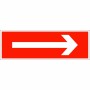 Arrow Right emergency evacuation direction sign