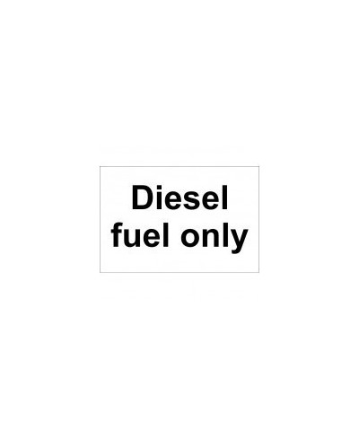 Diesel Fuel Only Sign...