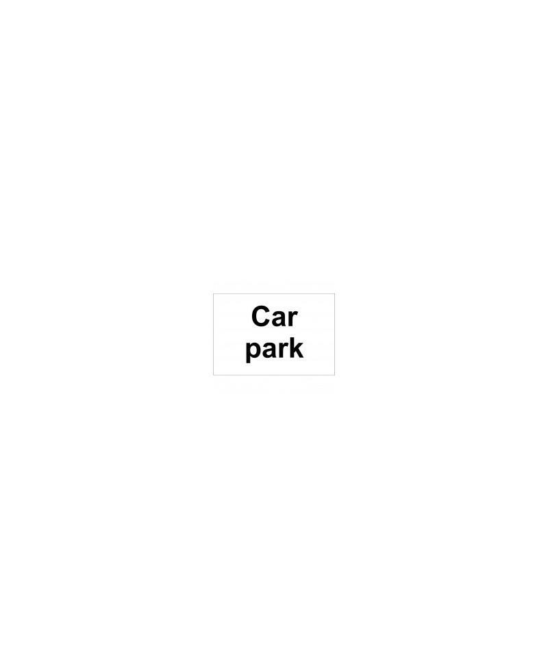 Cark Park Sign 300 x 200mm