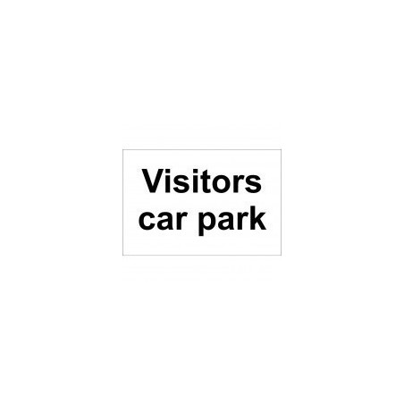 Visitors Car Park Sign 300 x 200mm