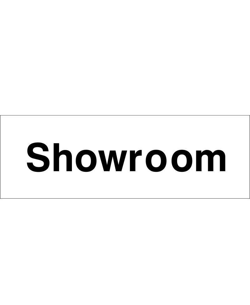 Showroom Door Sign