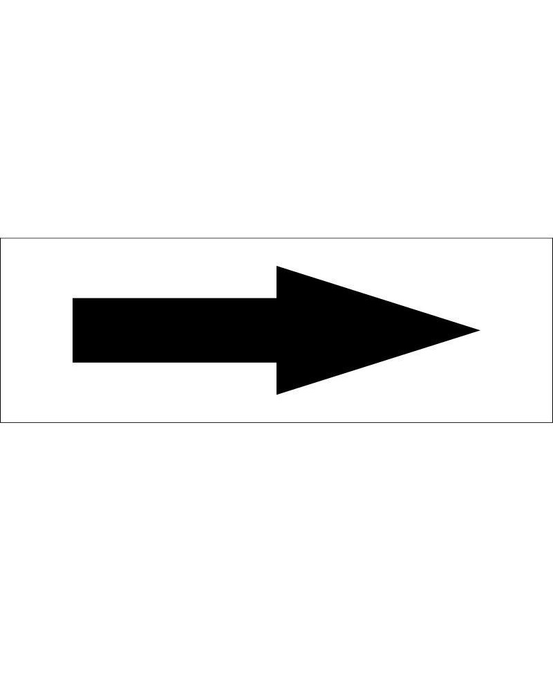 Right Arrow Sign 300 x 100mm