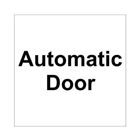 Automatic Door Sign