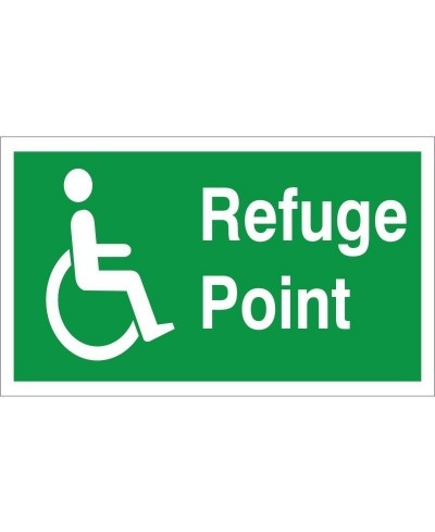Refuge Point Sign - 300mm x...
