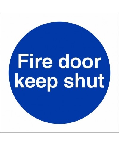 Fire Door Keep Shut Sign 100x100