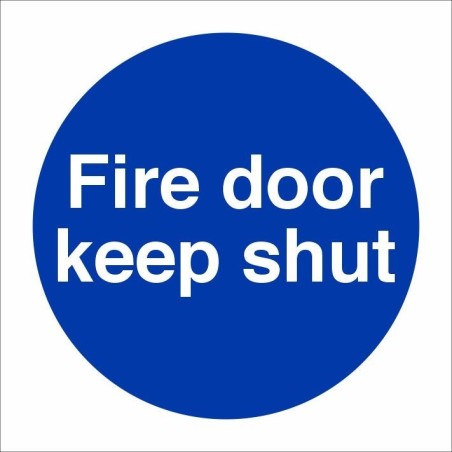 Fire Door Keep Shut Sign