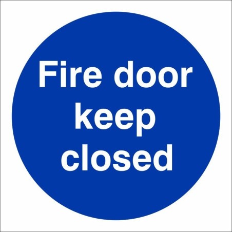 Fire Door Keep Closed Door Sign