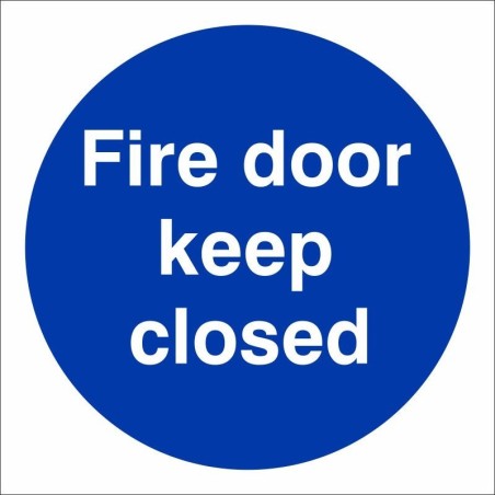 Fire Door Keep Closed Sign