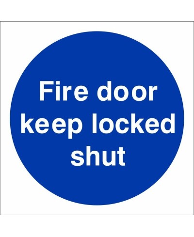 Fire Door Keep Locked Shut...