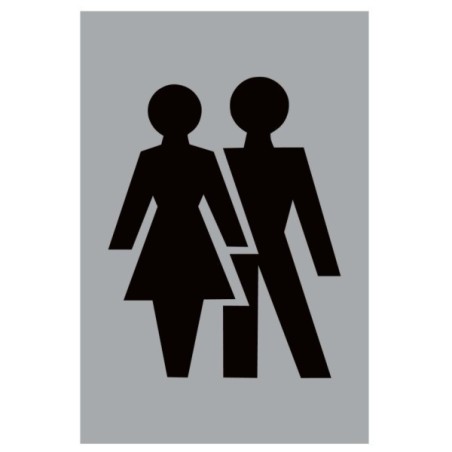 Male/Female Aluminium Door Sign