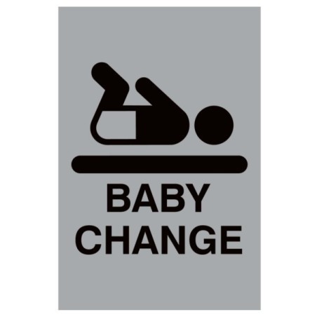 Baby Change Aluminium Door Sign