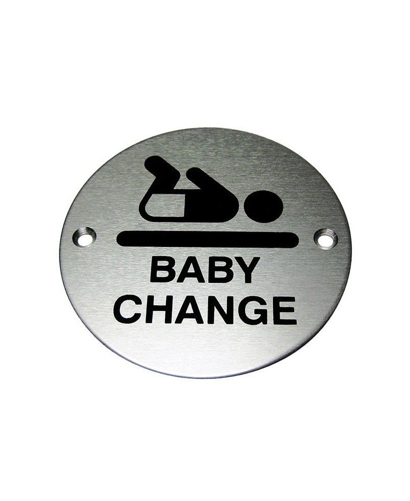 Baby Change Aluminium Sign