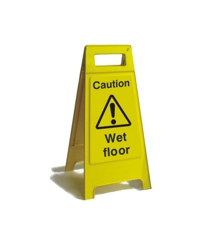 Caution Wet Floor Free Standing Sign 600mm