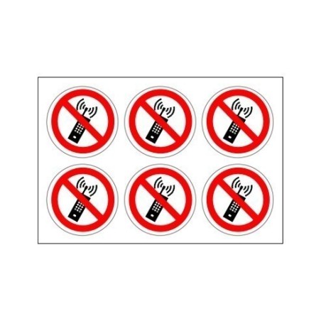 No Mobile Phones Label