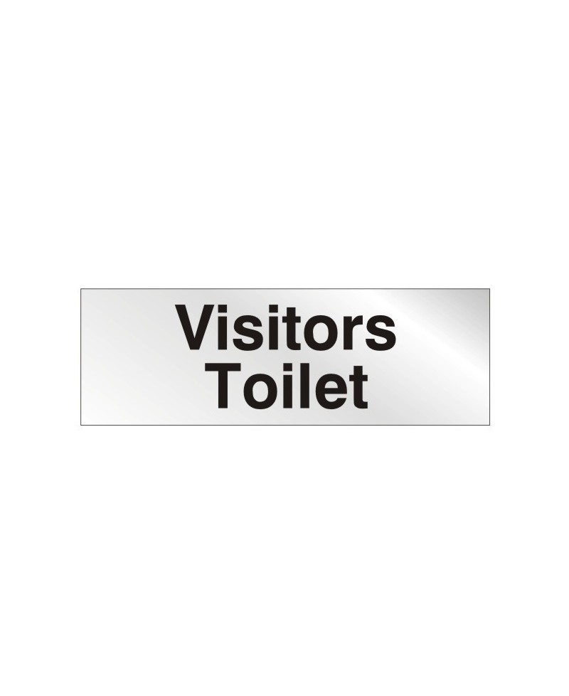 Prestige Visitors Toilet Sign