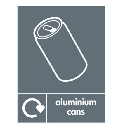 Aluminium Cans Recycling Sign | Rainbow Safety